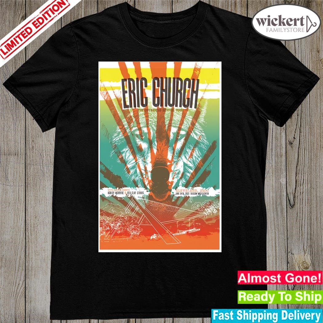 Official eric church Cleveland Ohio june 24 2023 poster shirt
