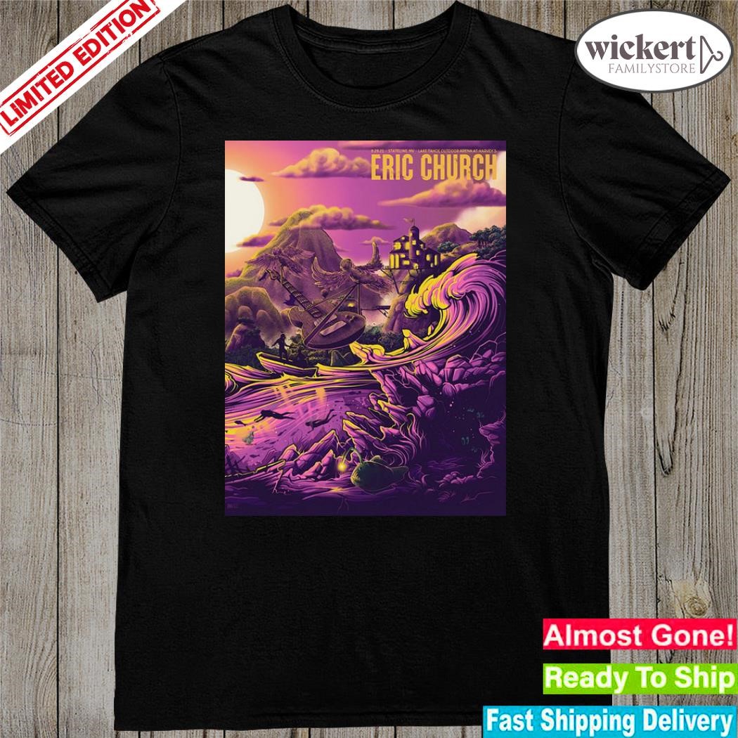 Official eric church celebrate the lake in the sky poster shirt