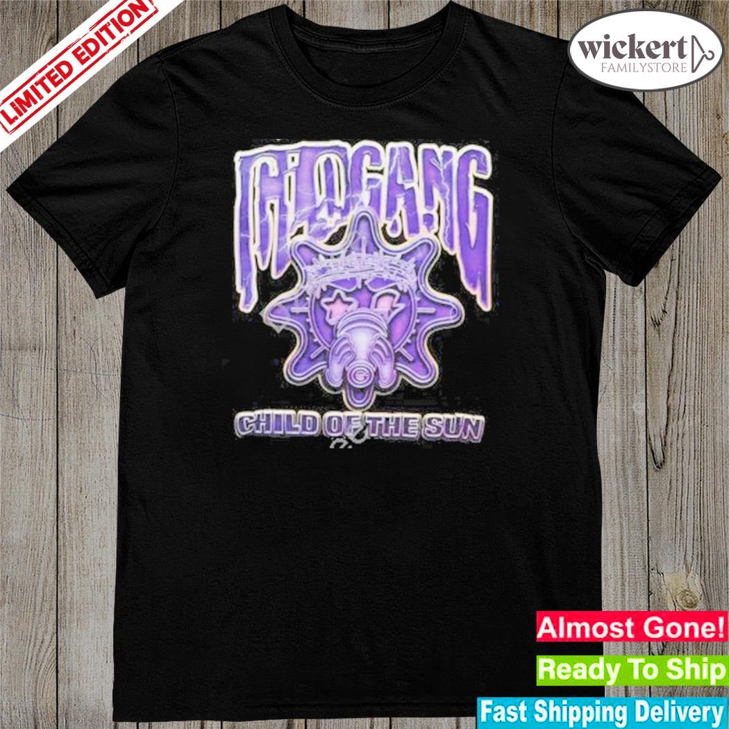 Official glo gang worldwide electric purple sun shirt