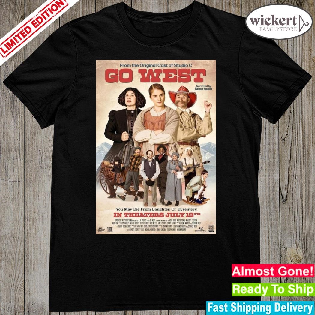 Official go west 2023 movie poster shirt