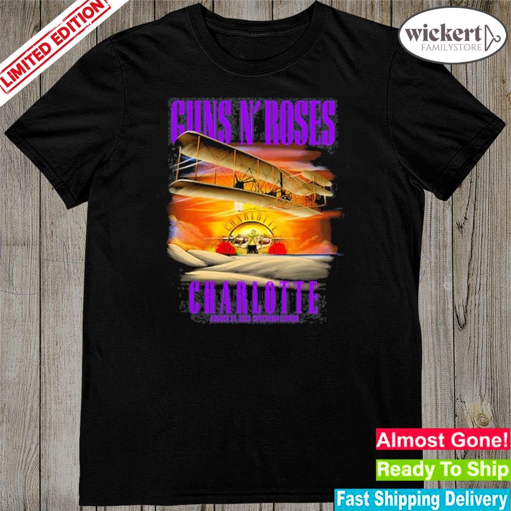 Official guns N' Roses August 29, 2023 Charlotte, NC Shirt