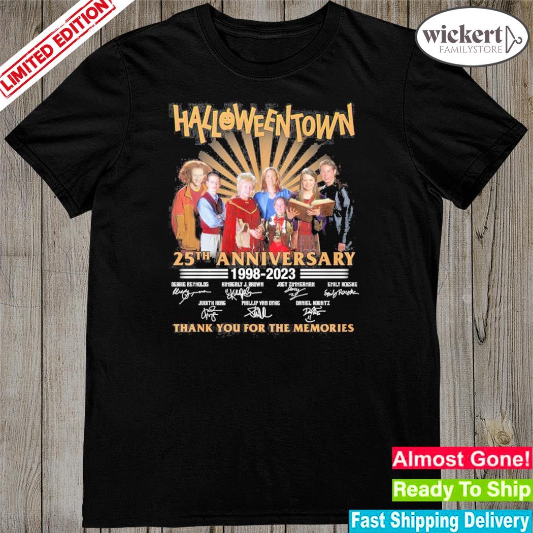Official halloween town 25th anniversary 1998 2023 memories shirt