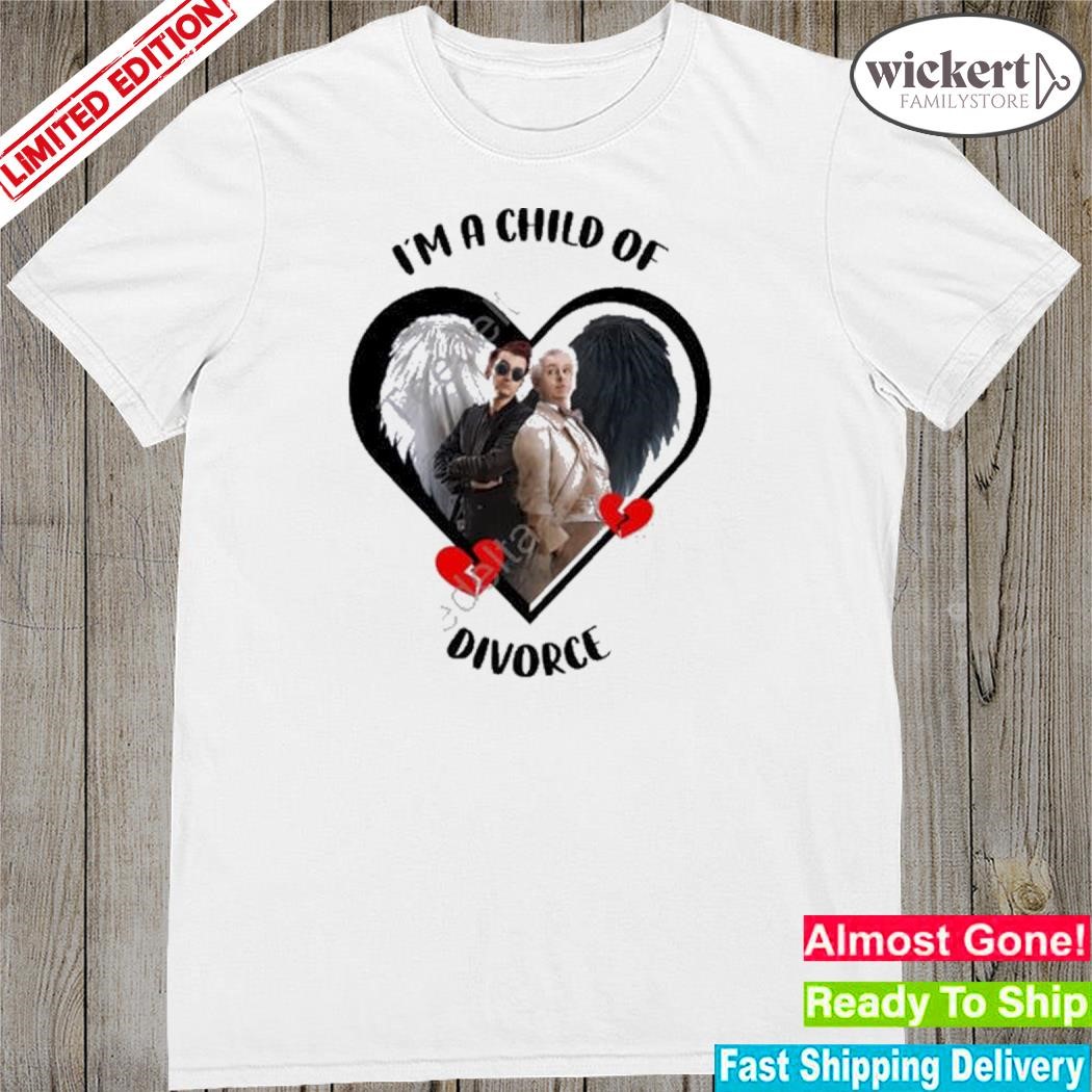 Official i'm a child of divorce crowley and aziraphale shirt
