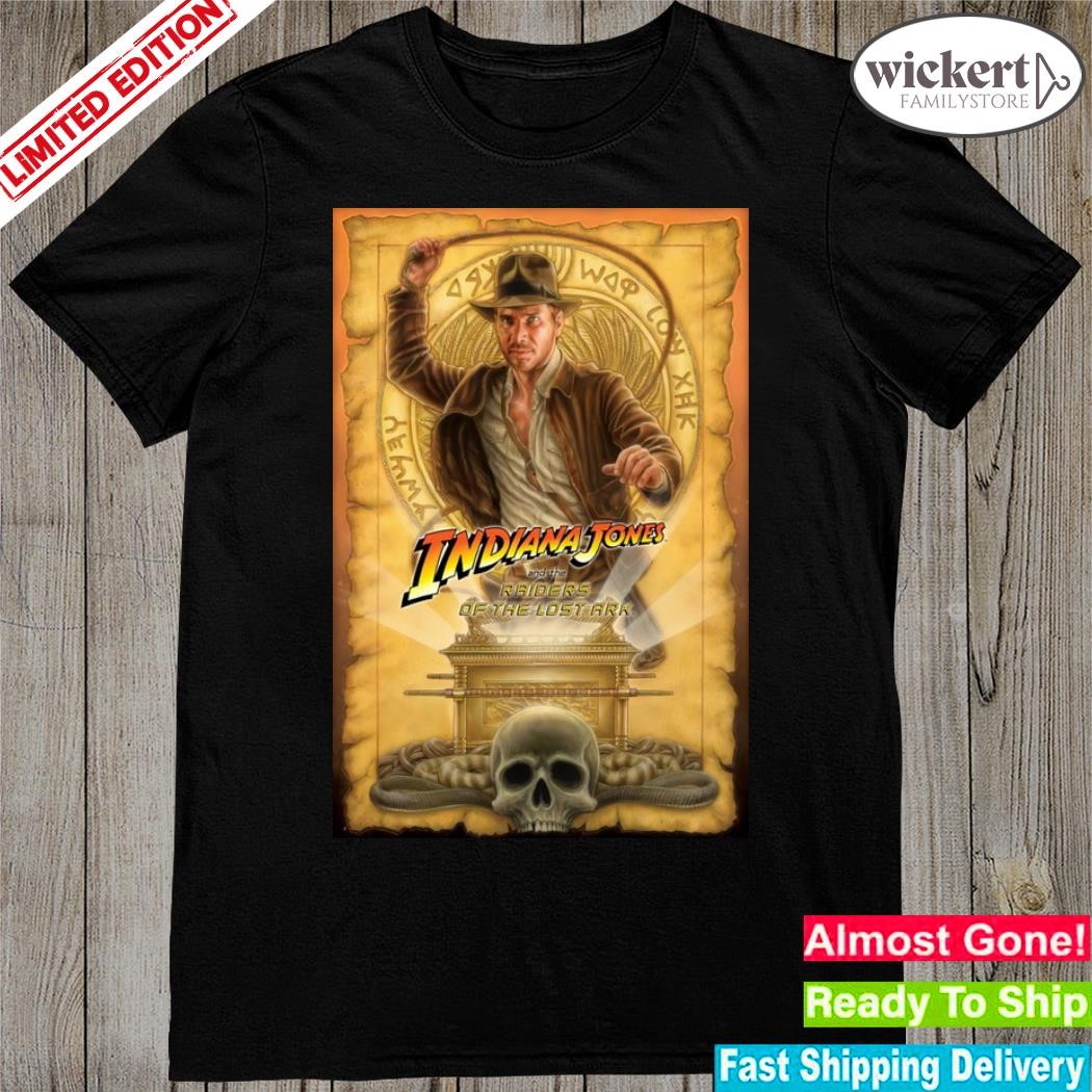 Official indiana jones and the raideers of the lost ark august 30 2023 poster shirt