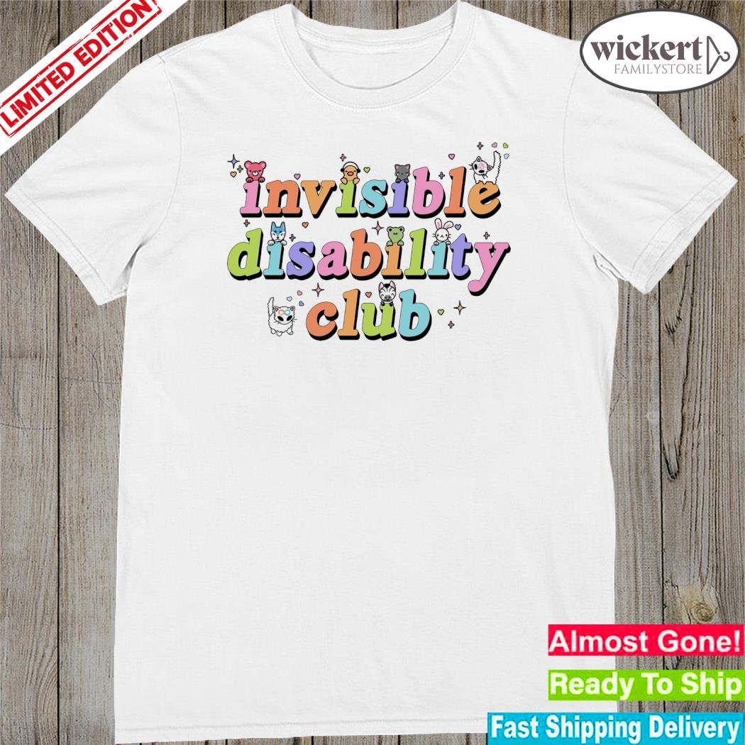 Official indiegogo Invisible Disability Club New Shirt