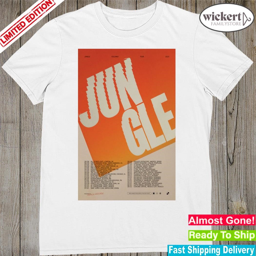 Official jungle volcano album 2023 tour shirt