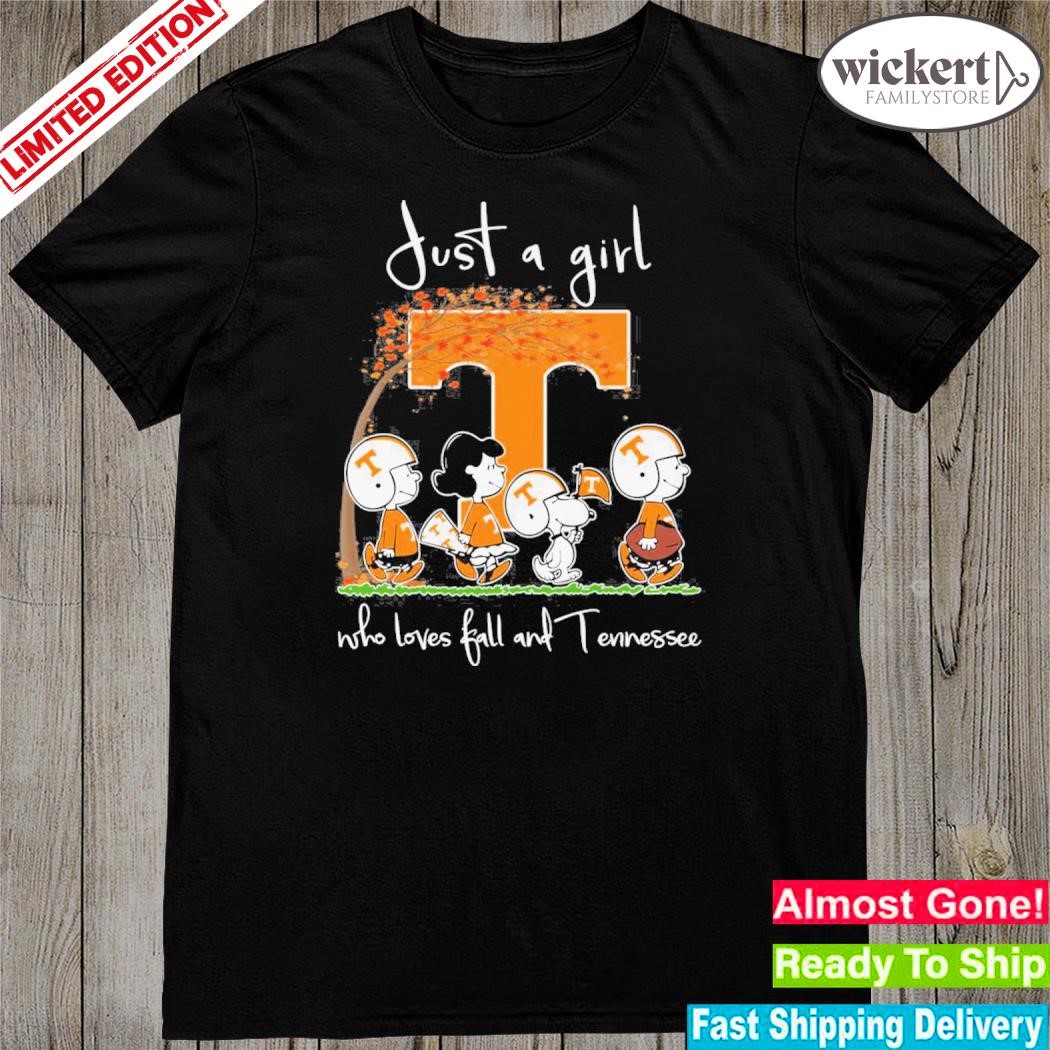 Official just a girl who loves fall and Tennessee shirt