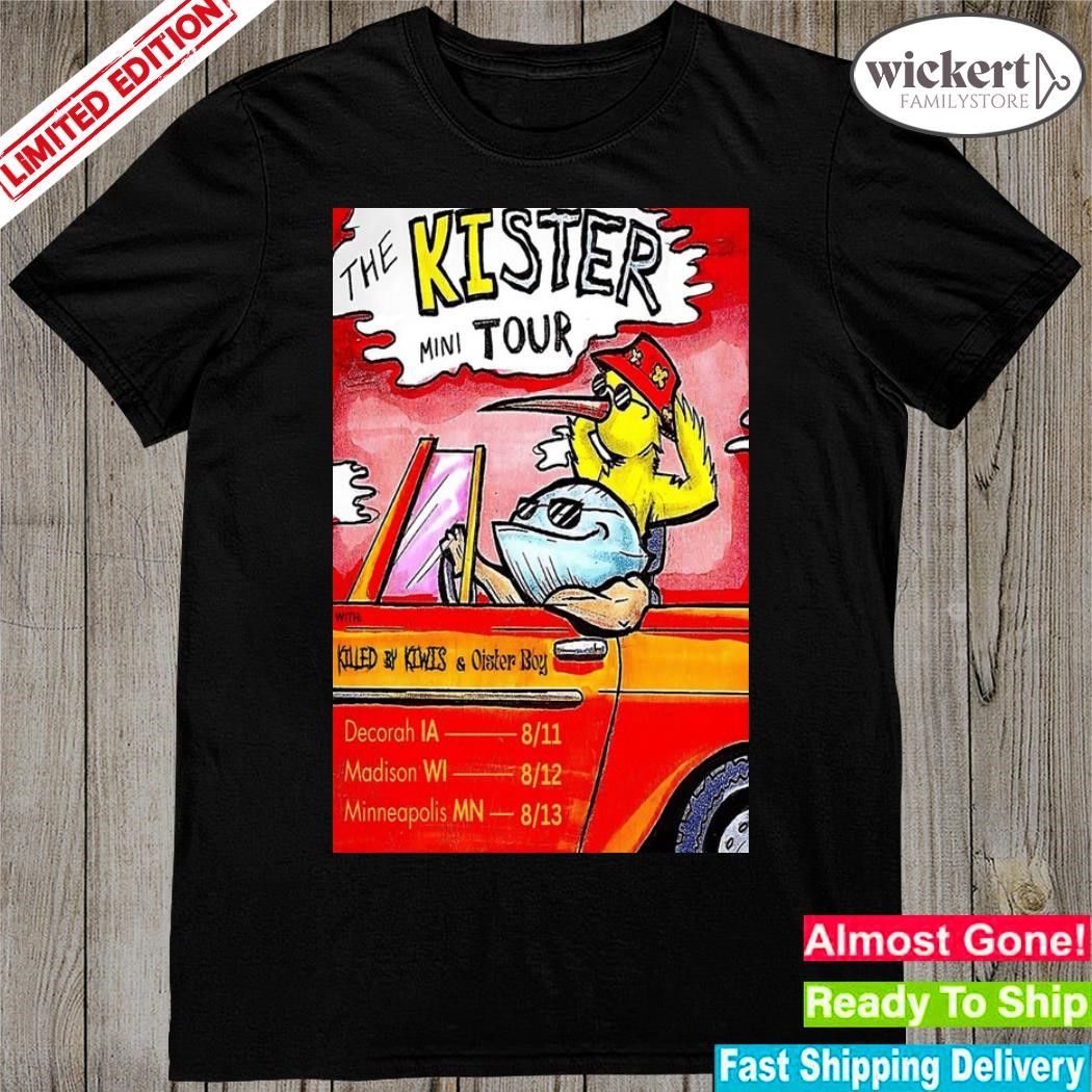 Official killed by kiwis and oister boy 2023 minI tour poster shirt