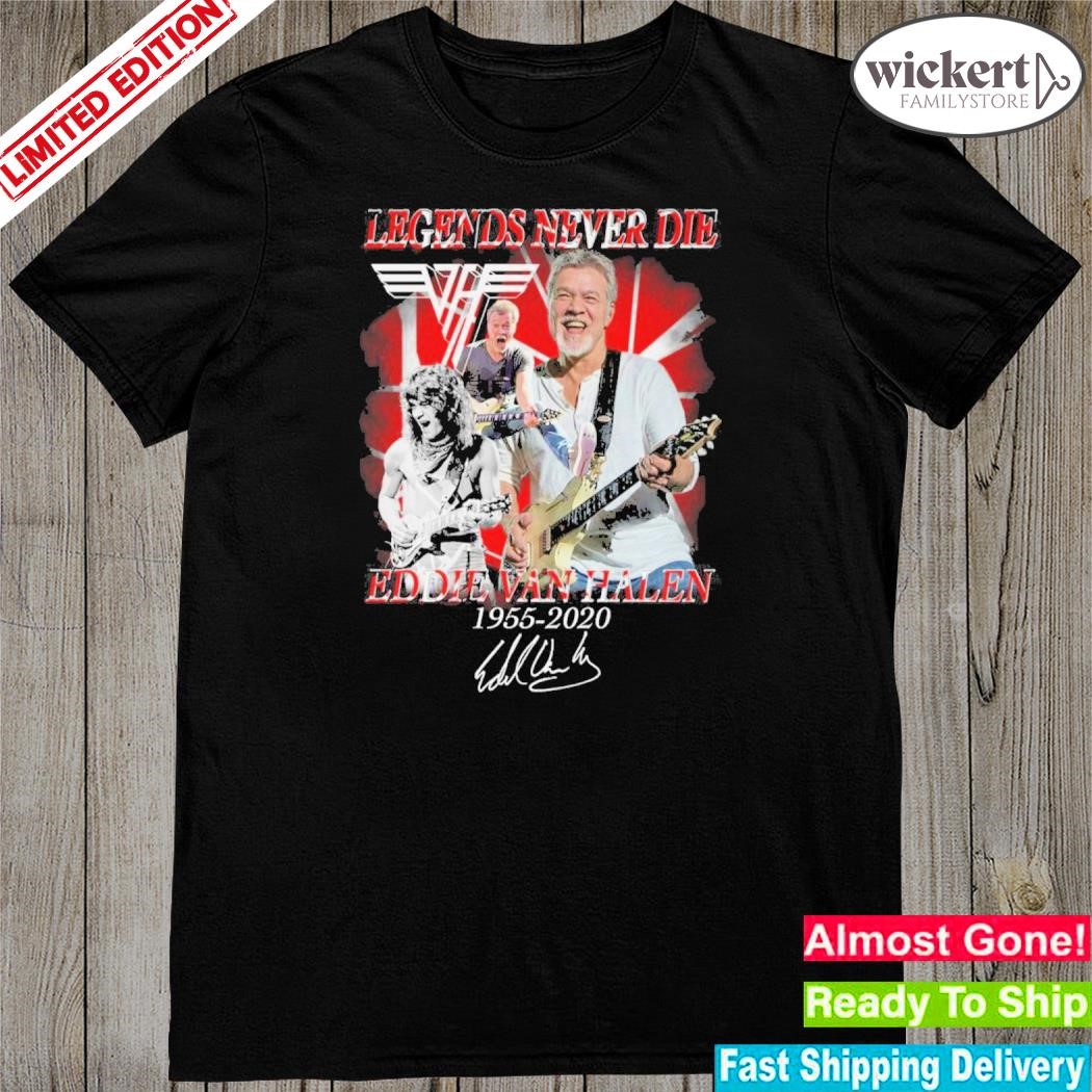 Official legends Never Die Eddie Van Halen 1955 Unisex T-Shirt