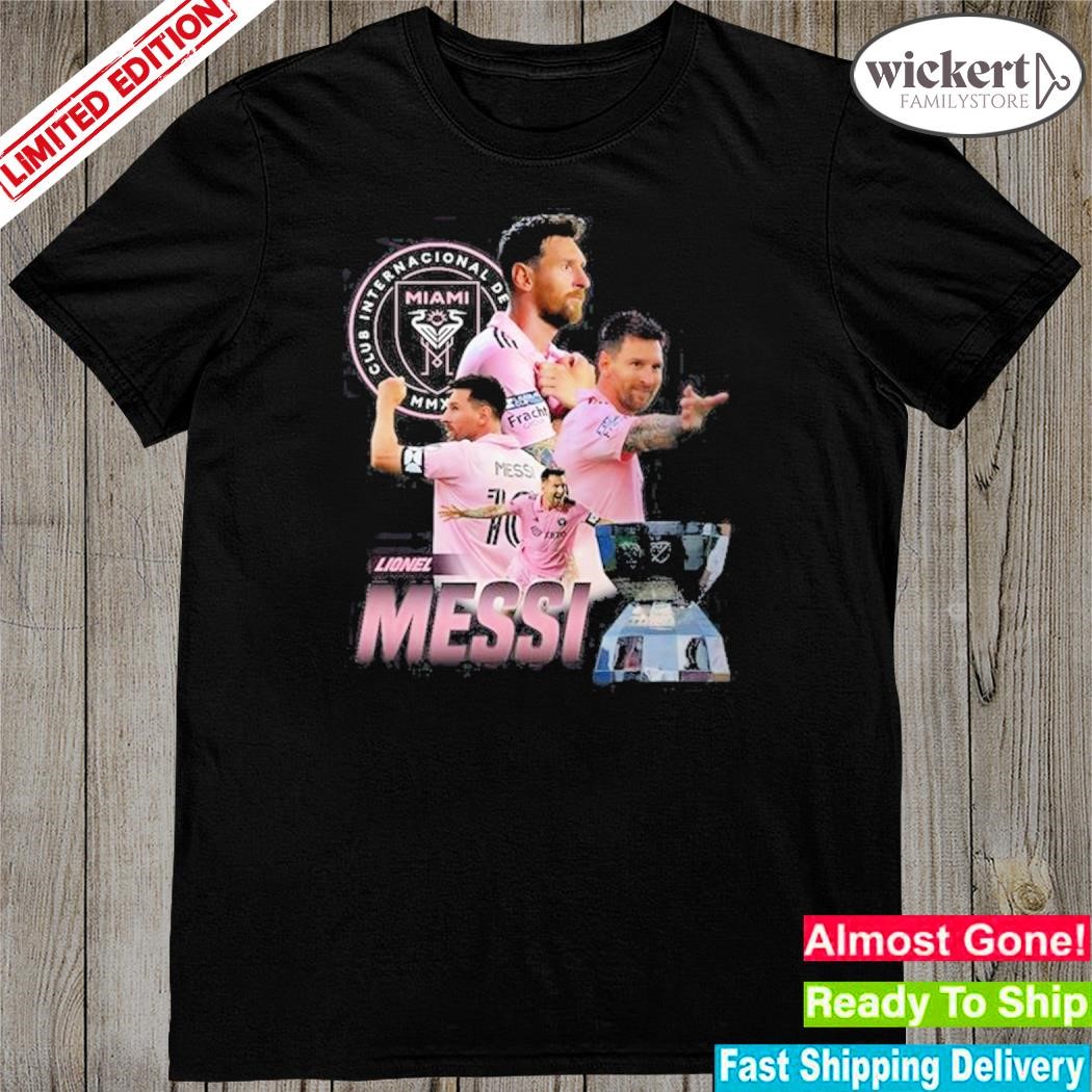 Official lionel Messi Inter Miami Leagues Cup 2023 Limited Edition T-Shirt