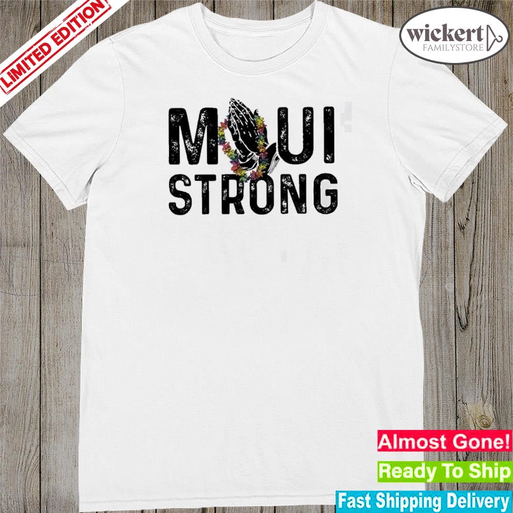 Official mauI wildfire relief support for hawaiI fire victims shirt