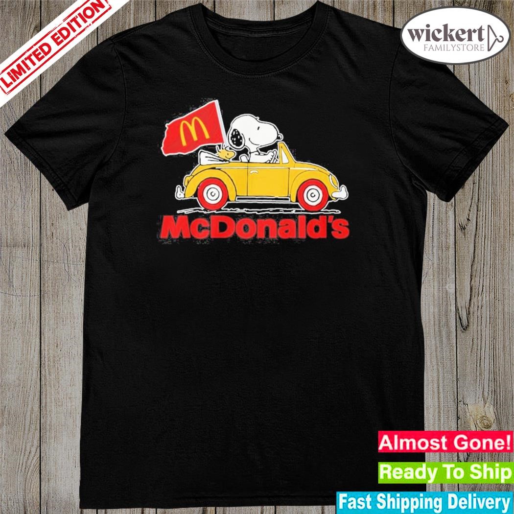 Official mcdonald's cartoons fast food- shirt