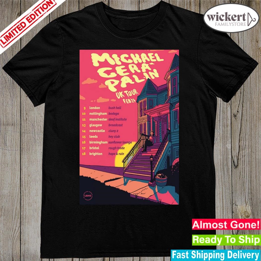 Official michael cera palin 2023 tour uk poster shirt