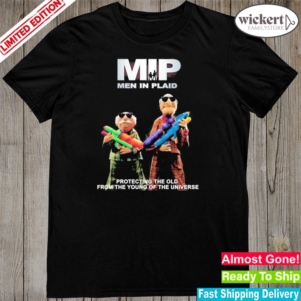 Official mip Man In Plaid Protecting The Old From The Young Of The Universe Shirt