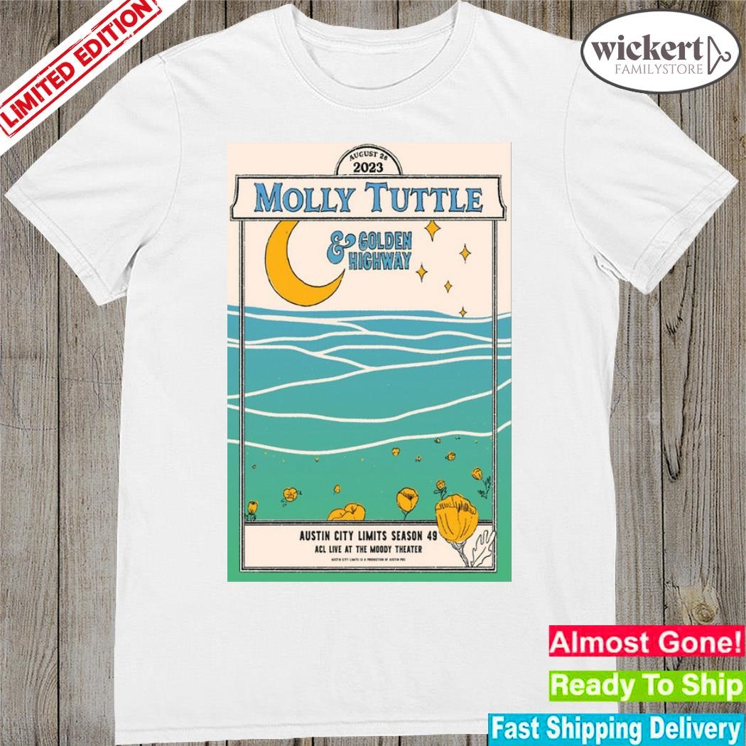Official molly tuttle august 28 2023 the moody theater austin poster shirt