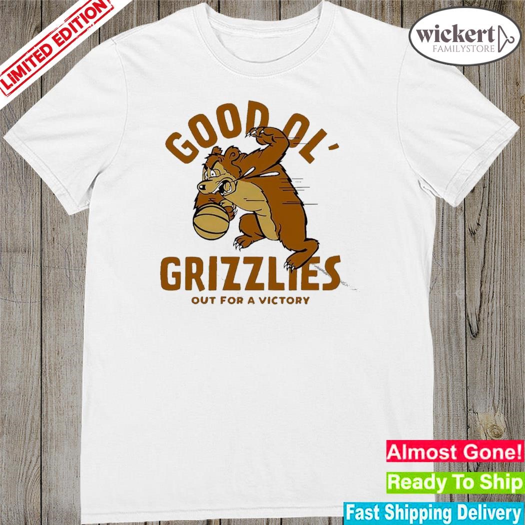 Official montana Good Ol Grizzlies Vintage Basketball Out For A Victory Shirt