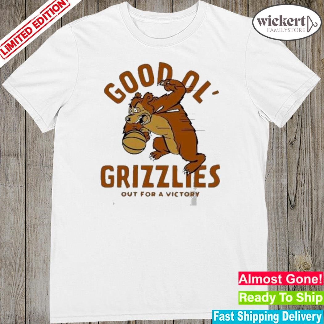 Official montana good ol grizzlies vintage basketball out for a victory