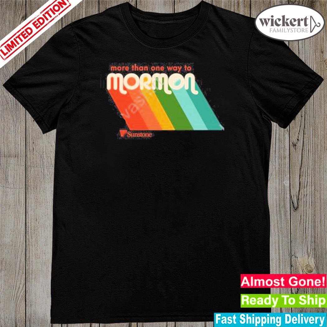 Official more than one way to mormon shirt