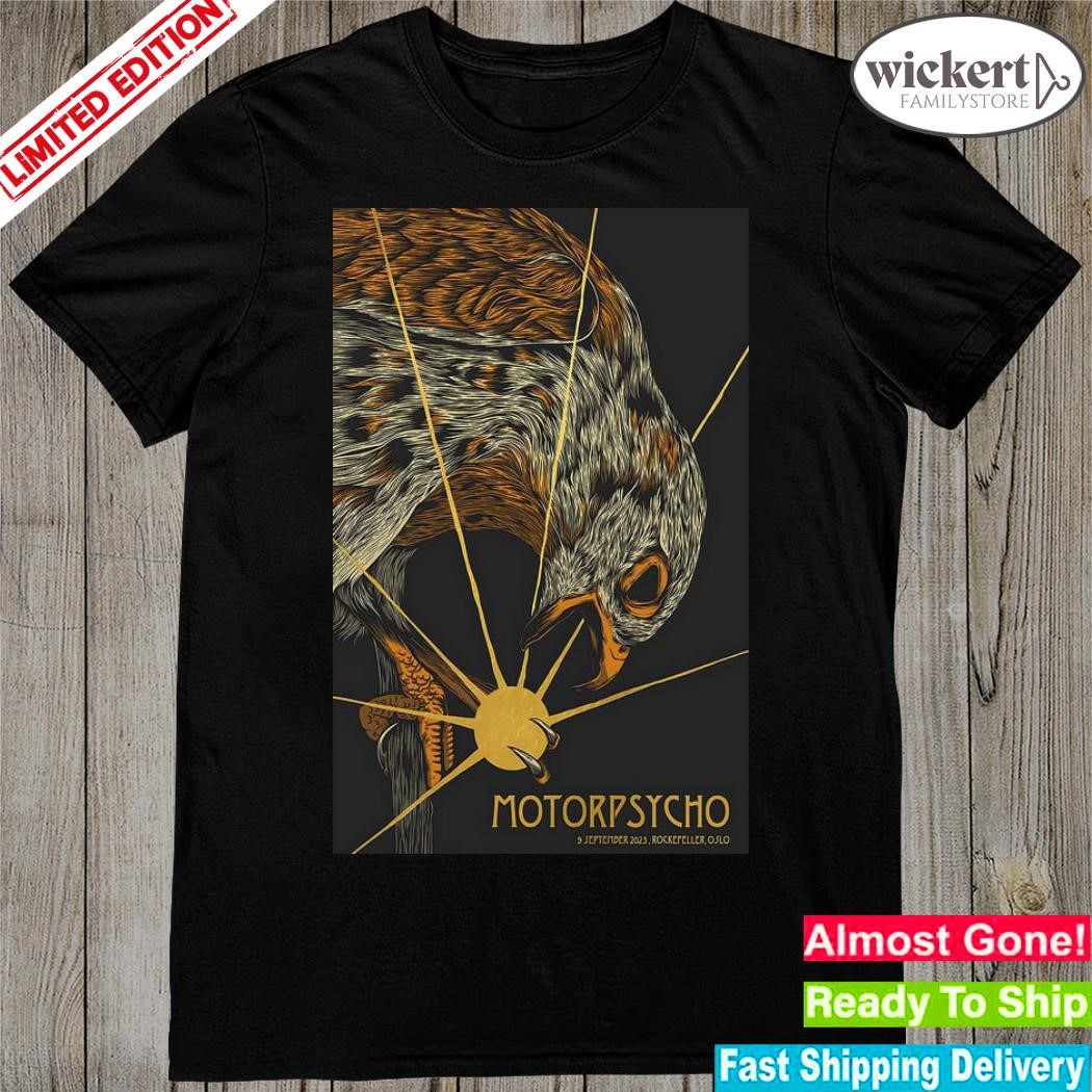 Official motorpsycho oslo Norway sept 9 2023 poster shirt