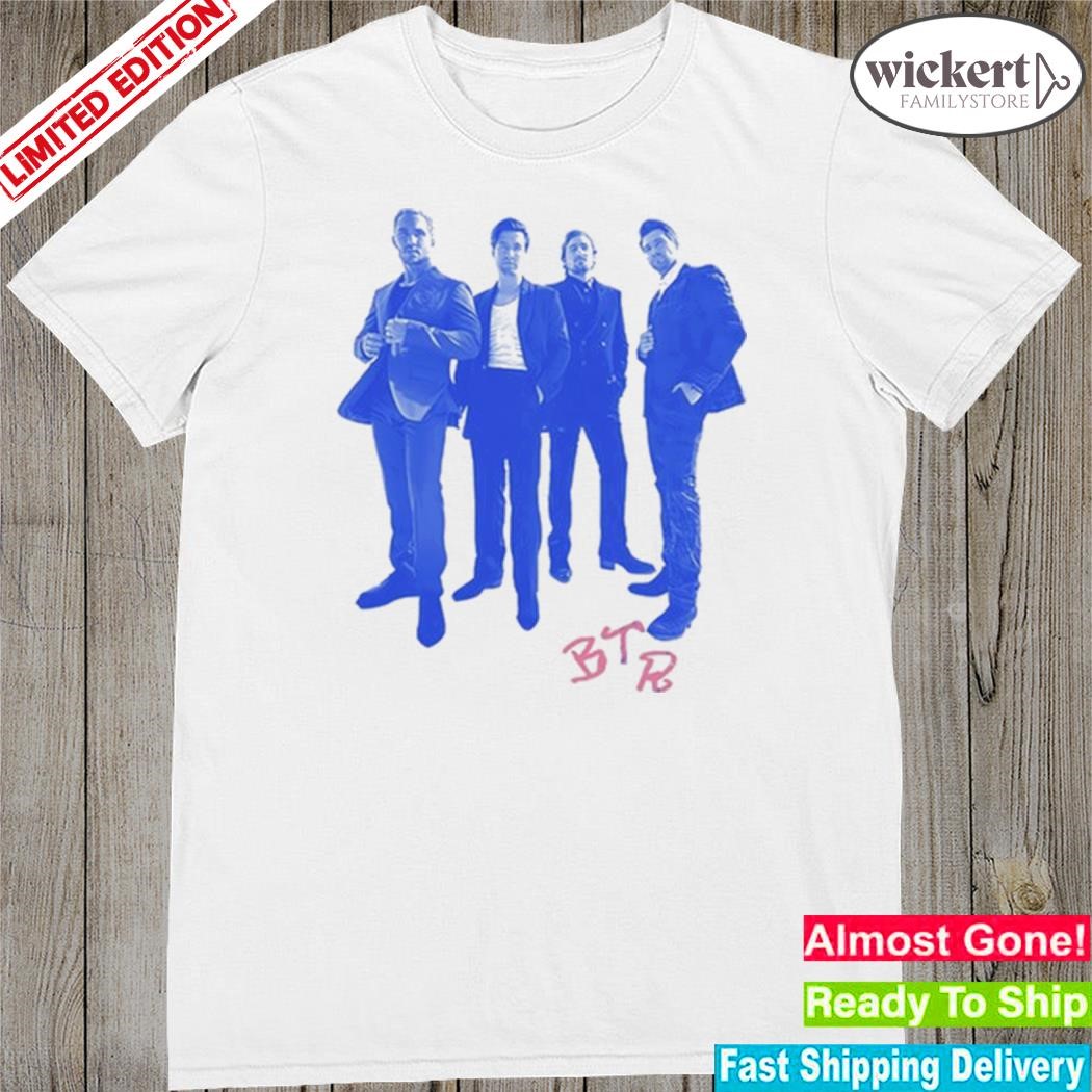 Official new Big Time Rush Blue Suit Photo T-Shirt