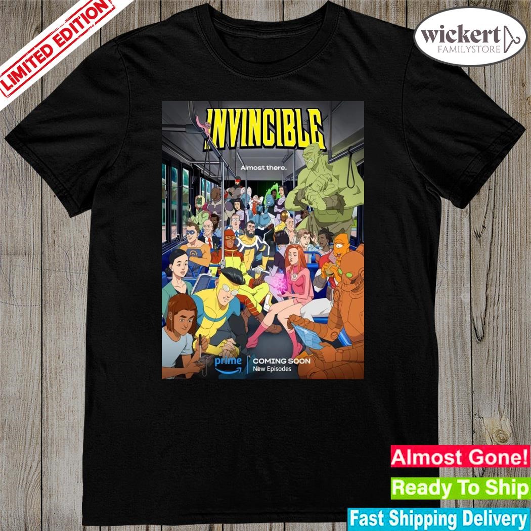 Official new prime movie invincible season 2 poster shirt