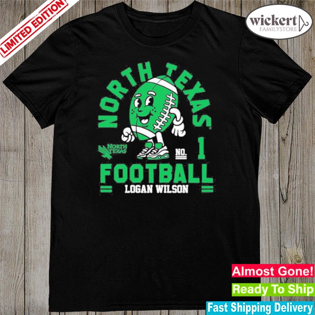 Official north Texas Mean Logan Wilson 2023 NCAA Football Shirt