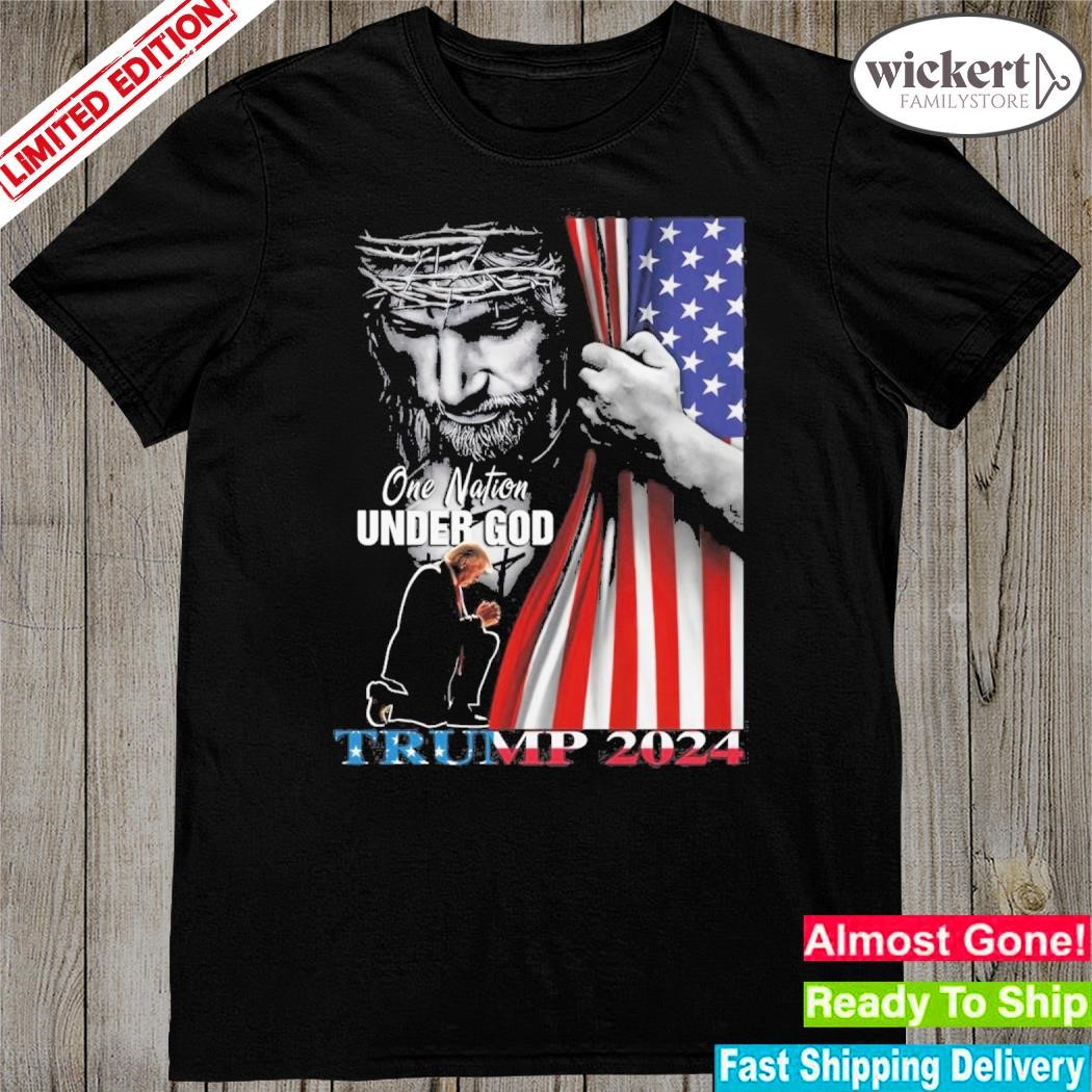 Official one nation under god Trump 2024 shirt