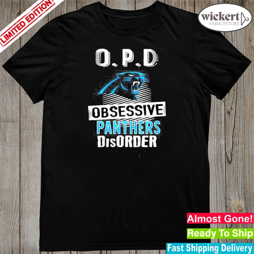 Official opd obsessive panthers disorder carolina panthers shirt
