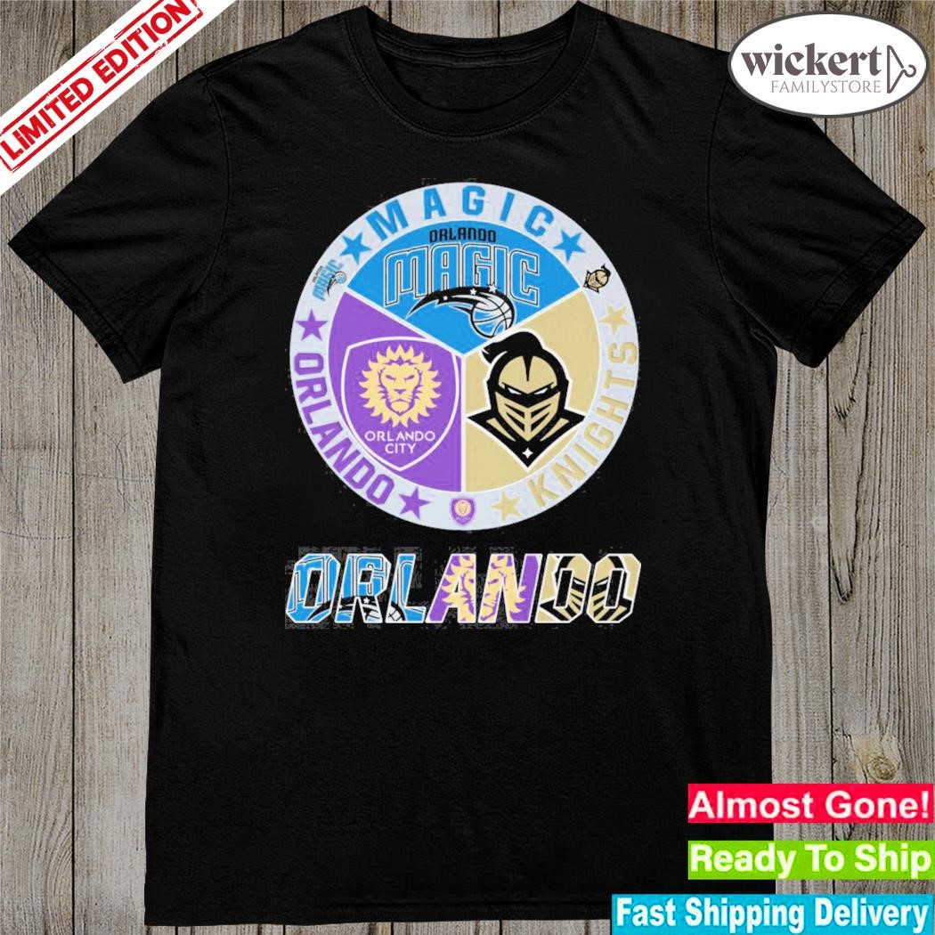 Official orlando magic city and knight city champion shirt