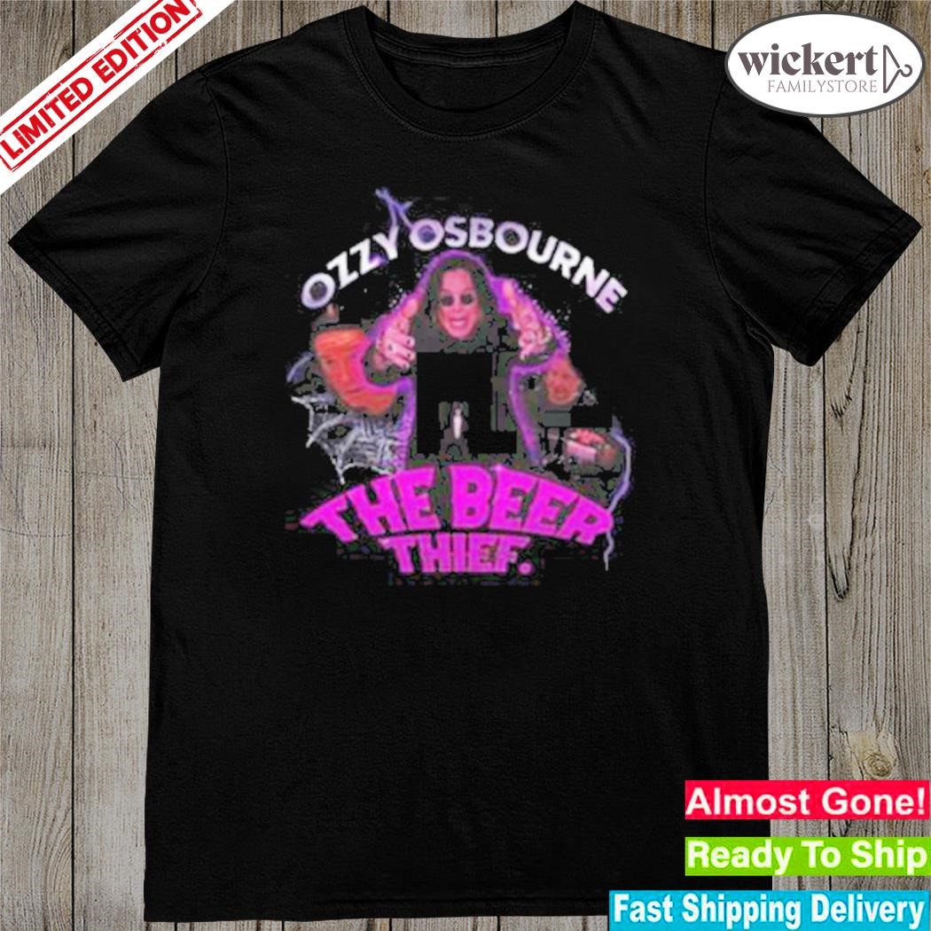 Official ozzy osbourne beer thief shirt