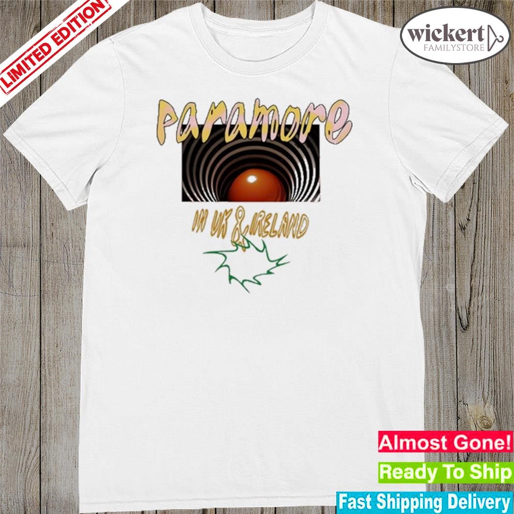 Official paramore 2023 Tour UK & Ireland Shirt