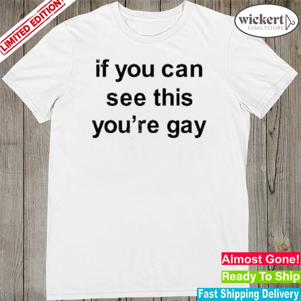 Official pizzaslime merch if you can see this you're gay shirt