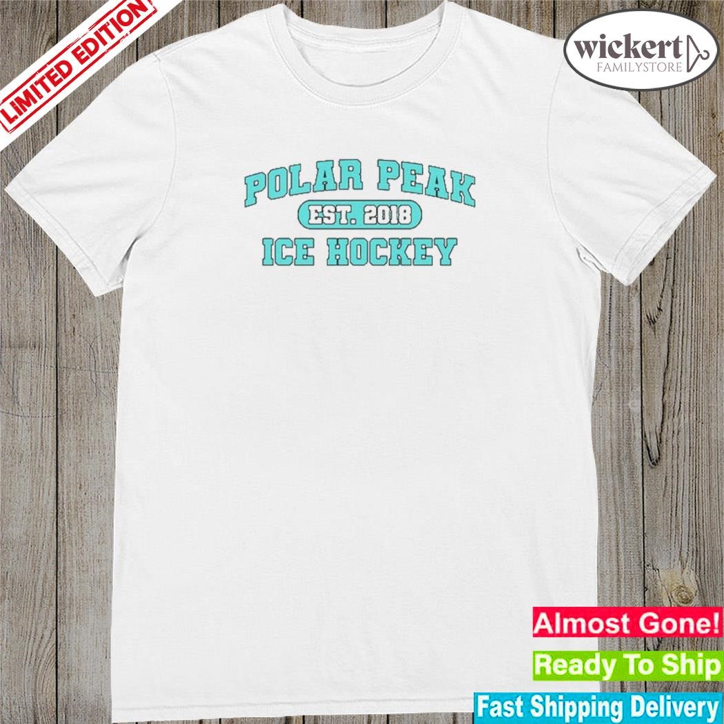 Official polar peak ice hockey team shirt