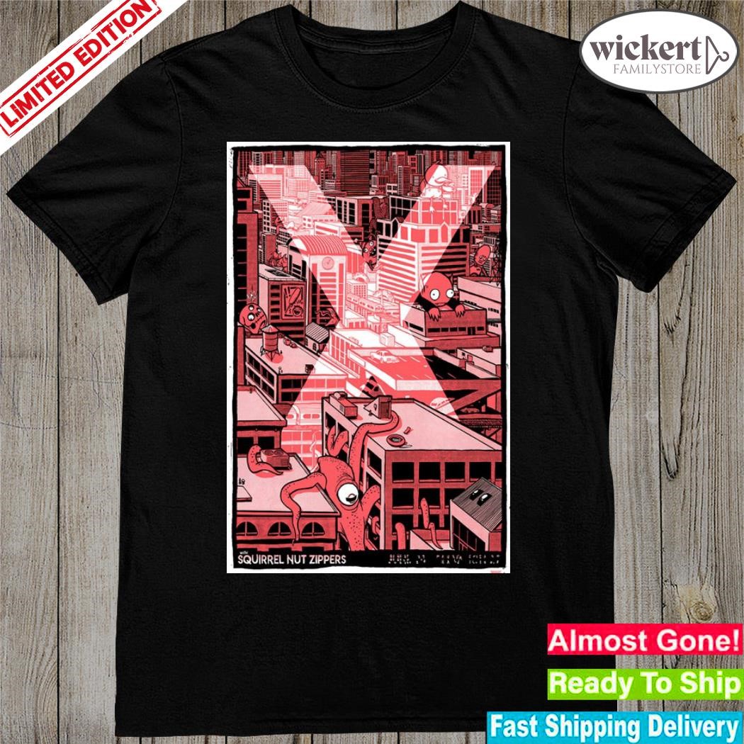 Official poster X The Band Chicago, IL August 27 & 28 2023 shirt