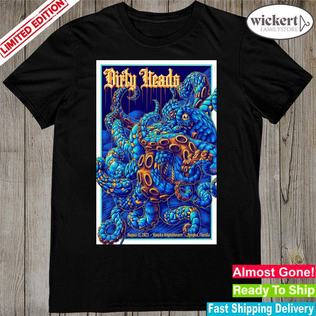 Official poster dirty heads charlotte 08 12 2023 shirt