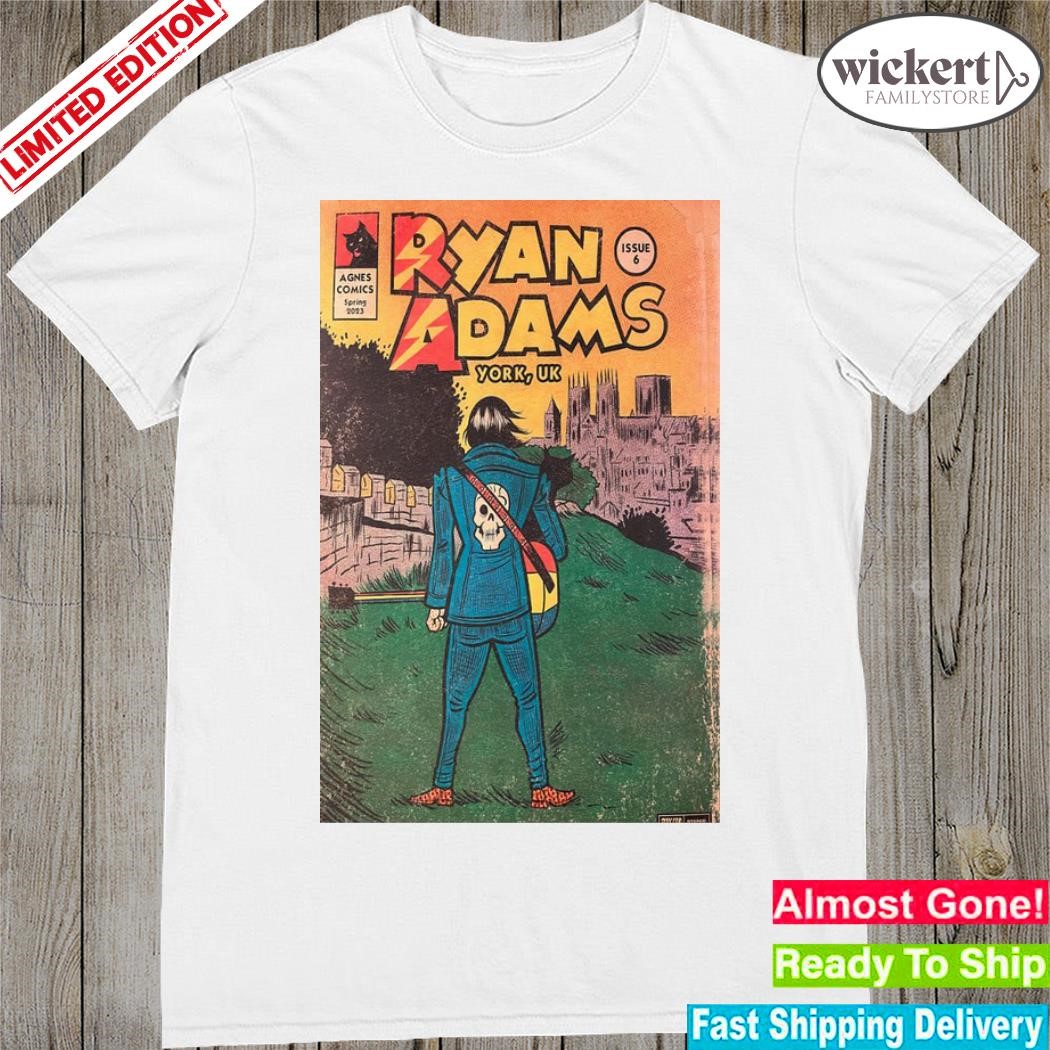 Official poster ryan adams york uk comic spring 2023 shirt