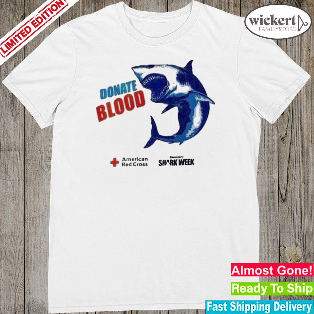 Official red Cross Blood Donation T-Shirt