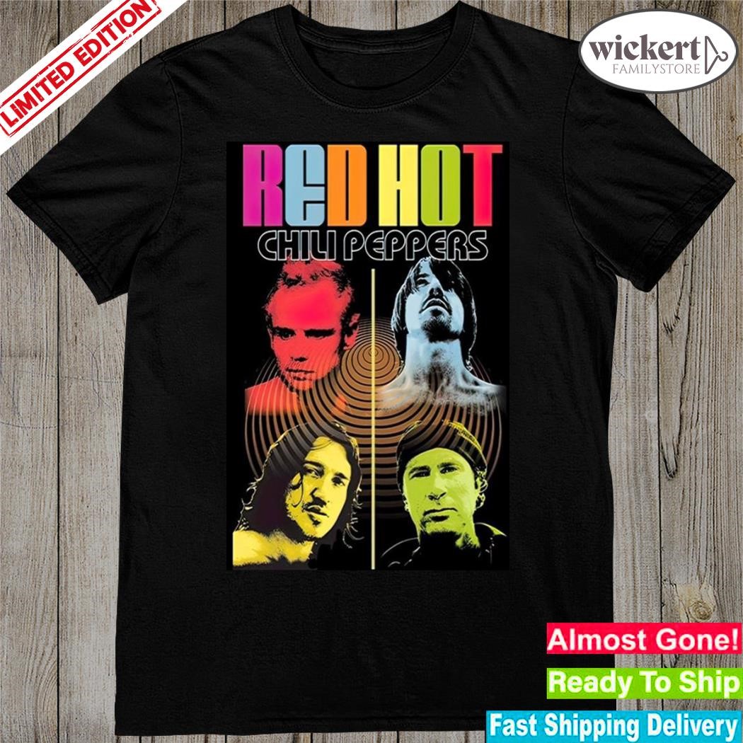 Official red hot chilI peppers – live colour me poster shirt