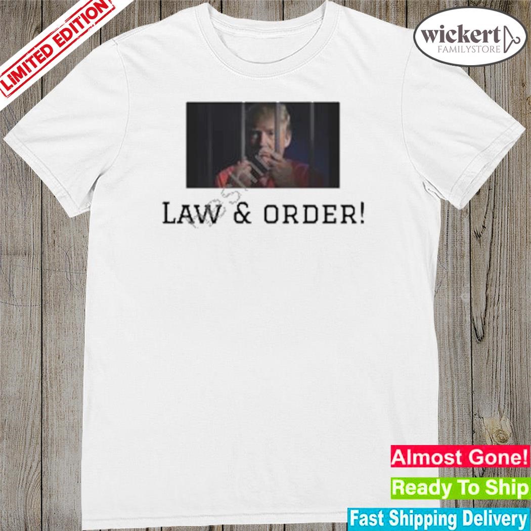 Official republicans against Trump Trump law and order shirt