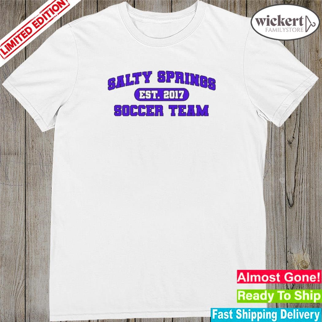 Official salty springs soccer team shirt