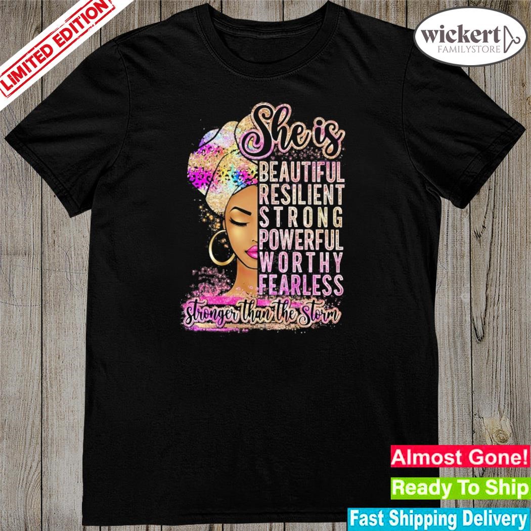 Official she is stronger than the storm shirt