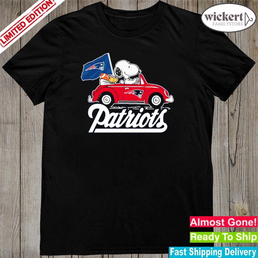 Official snoopy and Woodstock car flag patriots shirt