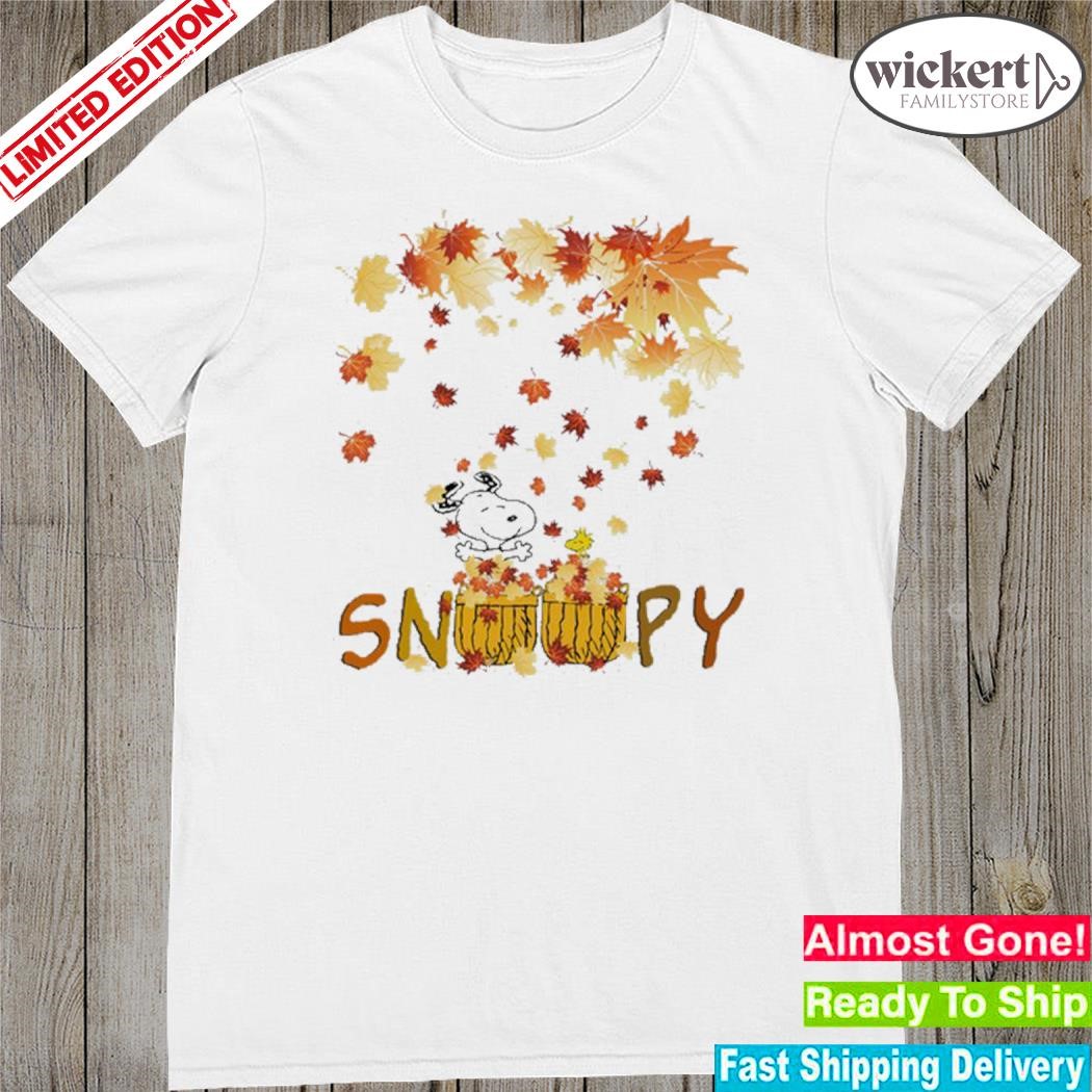 Official snoopy love fall halloween pumpkin shirt
