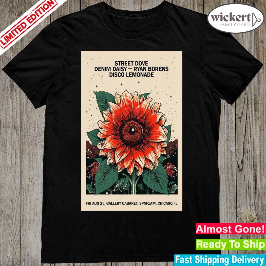 Official street dove gallery cabaret chicago il tour august 2023 shirt