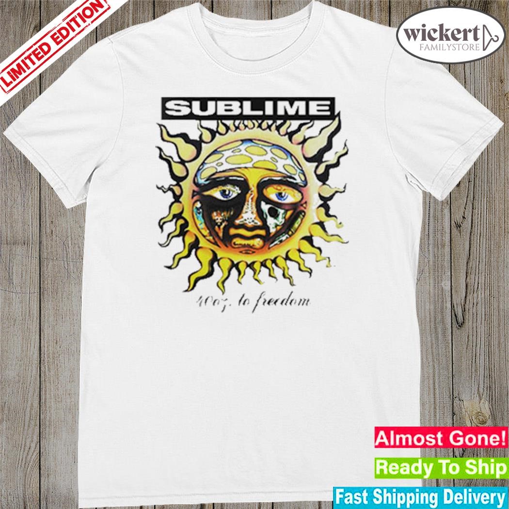 Official sublime 40oz to freedom vintage fan gifts classic shirt