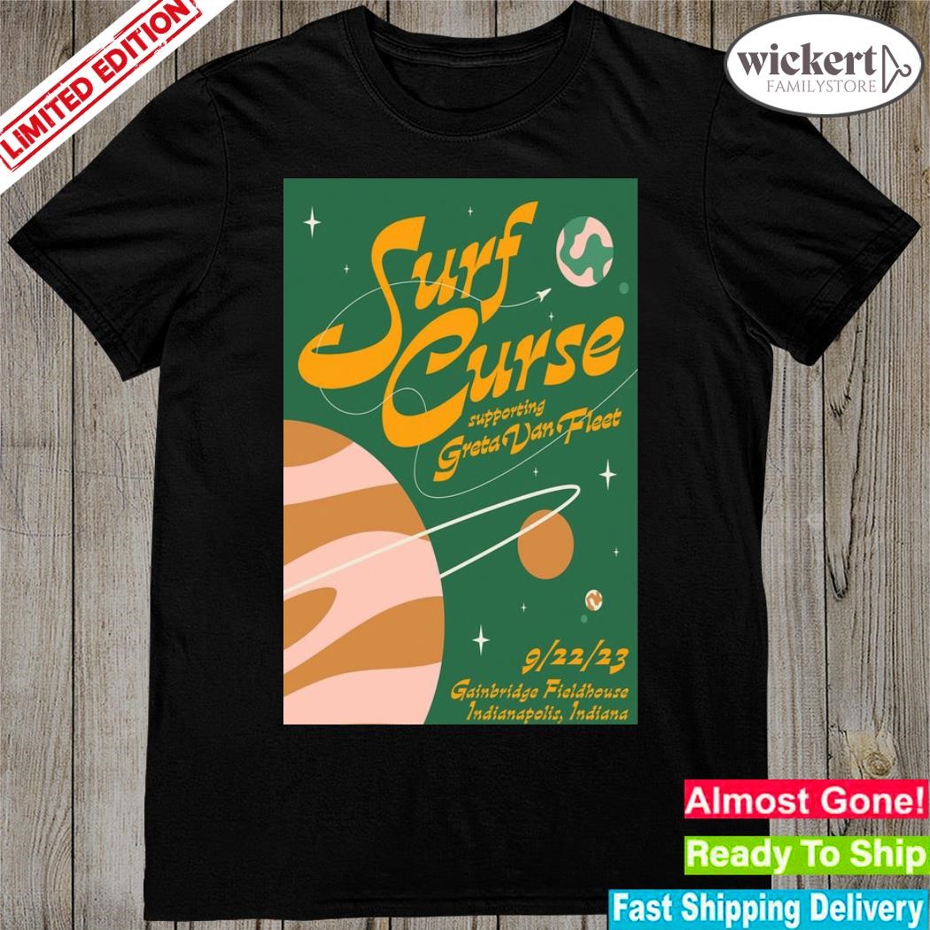 Official surf curse gainbridge fieldhouse indianapolis sep 22 2023 poster shirt