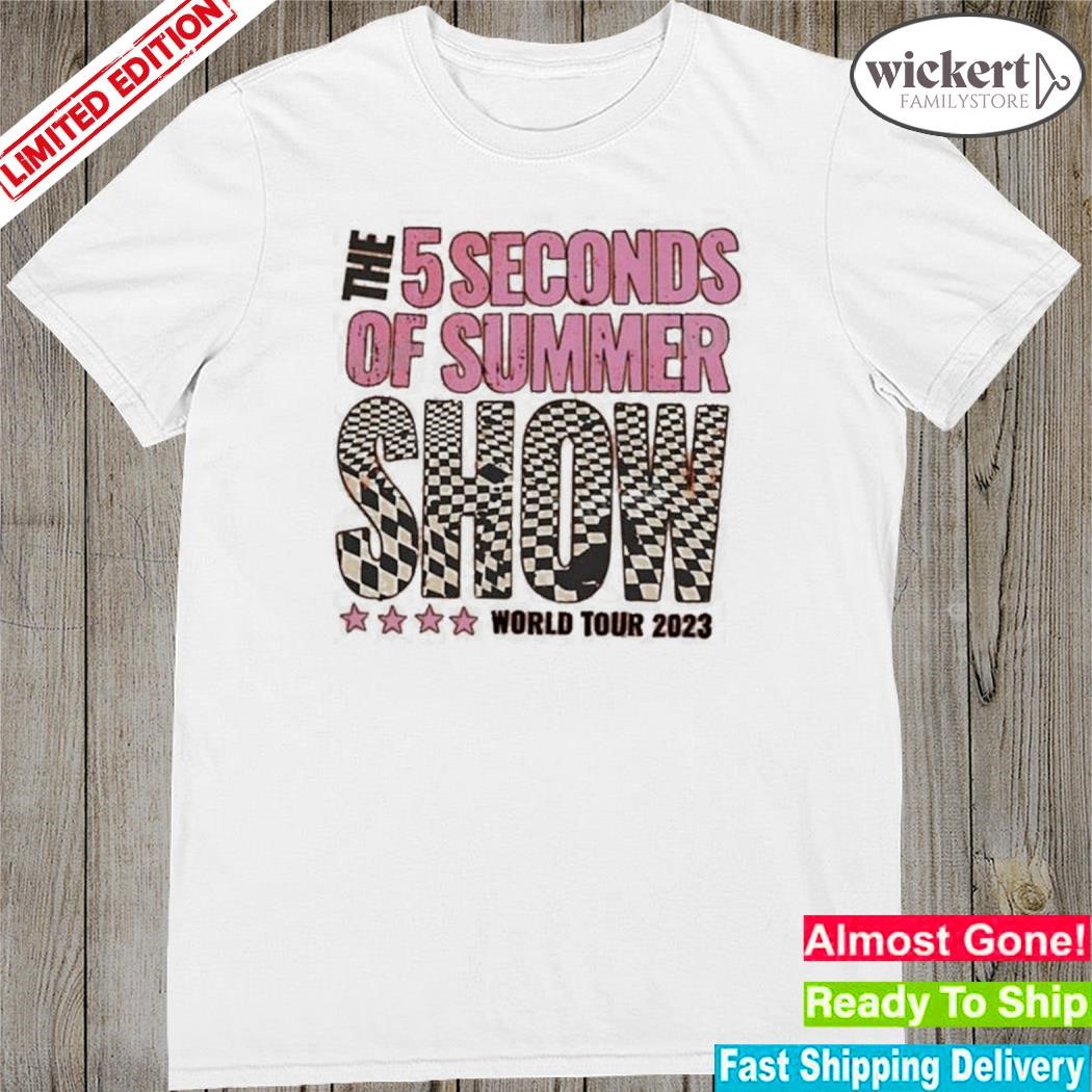 Official the 5 seconds of summer show world tour 2023 shirt