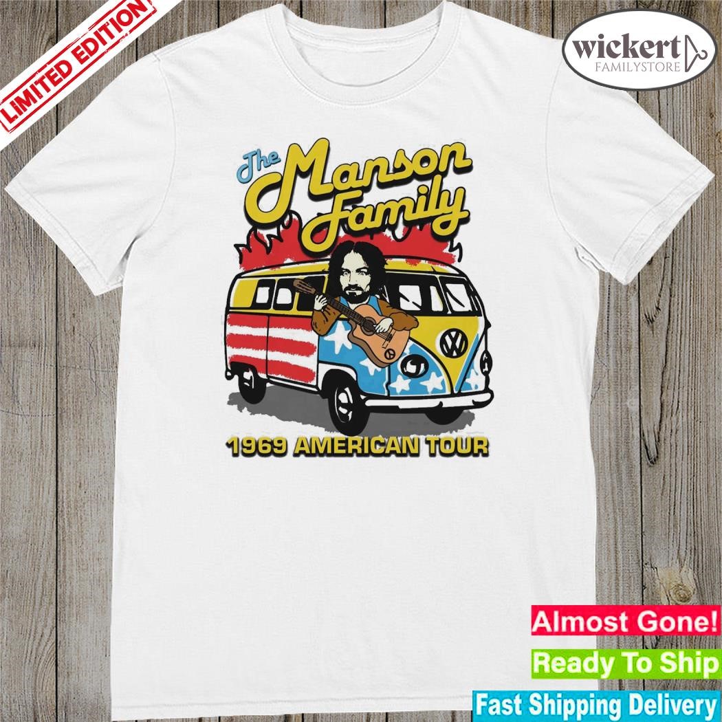Official the Manson Family 1969 American Tour Shirt