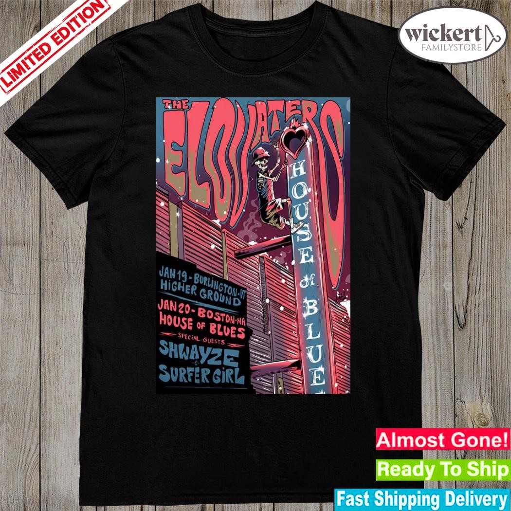 Official the elovaters Boston ma january 20th 2024 poster shirt