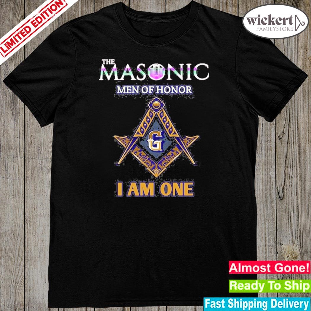 Official the masonic men of honor I am one - freemason shirt